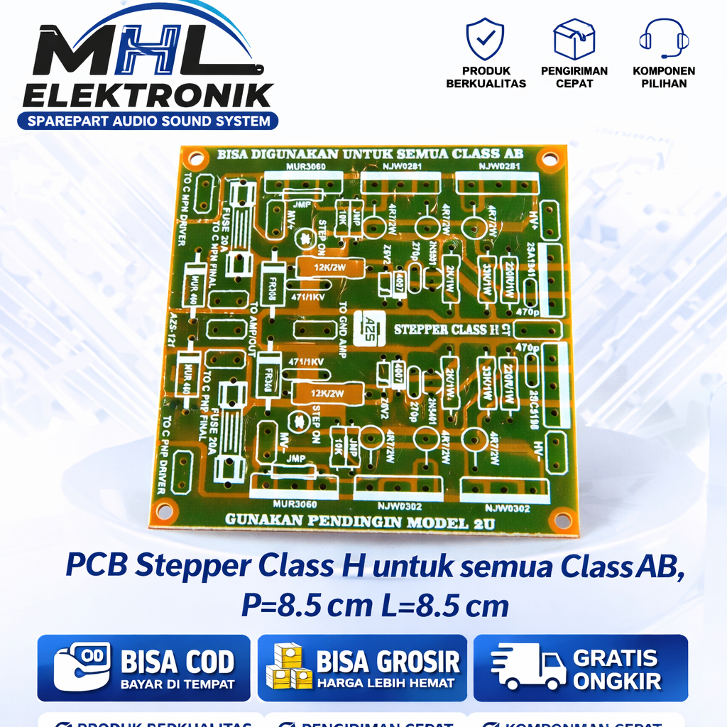 PCB STEPPER CLASS H STEPER CLASS H UNTUK SEMUA CLASS AB