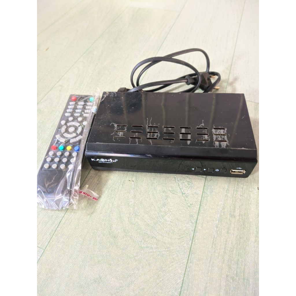 set top box tv digital dvb t2 kaonsat 899. hd second