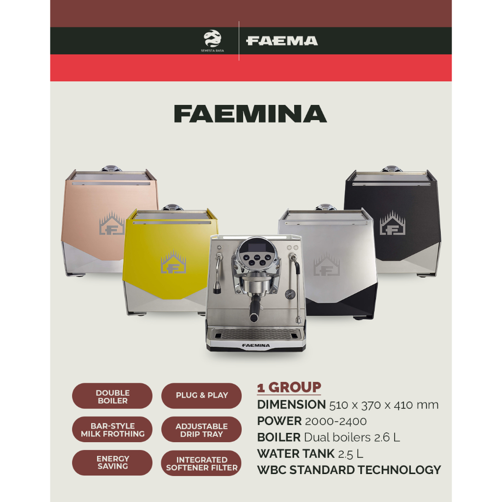 FAEMA FAEMINA | Mesin Kopi - Mesin Espresso