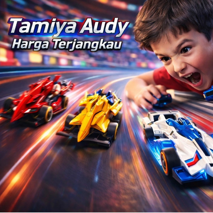 Tamiya Mini 4WD Audley Mobil Balap Mainan Anak Super Cepat Harga Murah Mainan Anak
