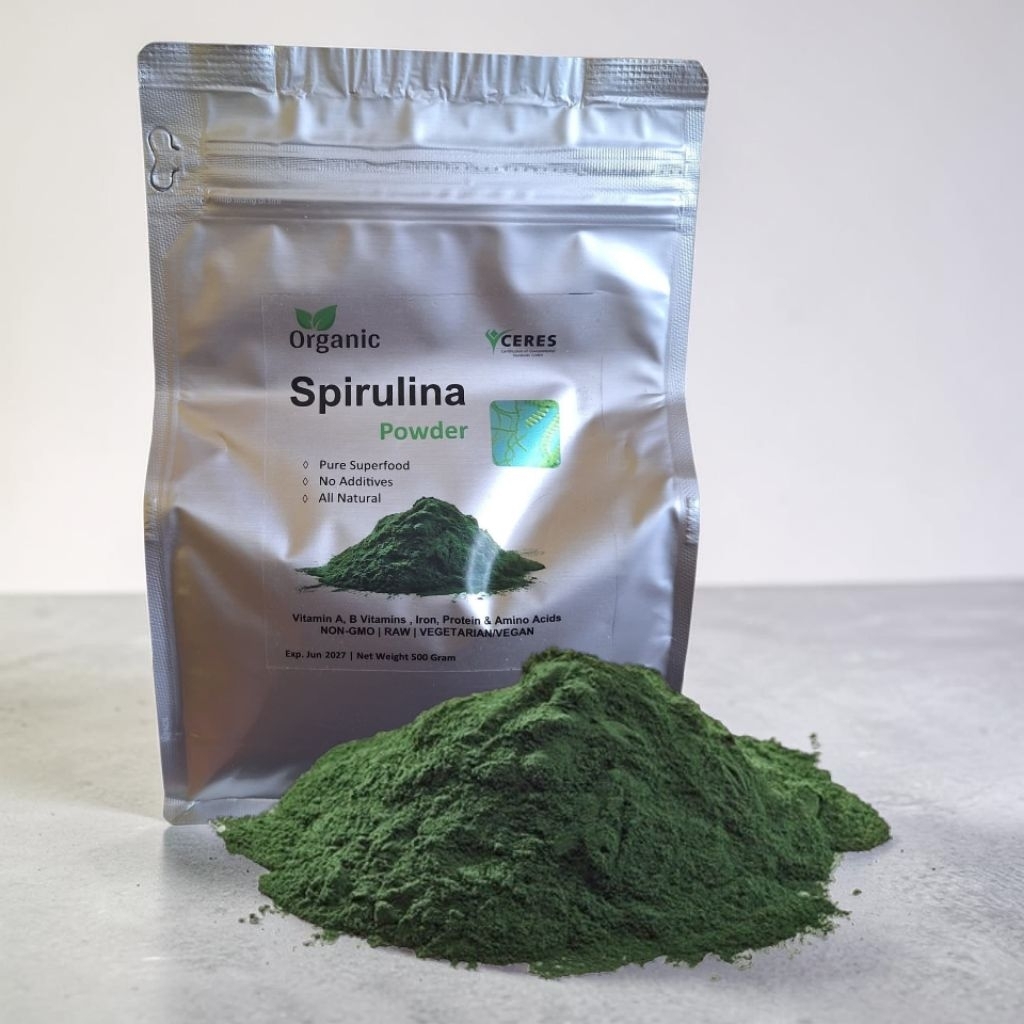 Spirulina Powder, Spirulina Platensis Powder (500gr)