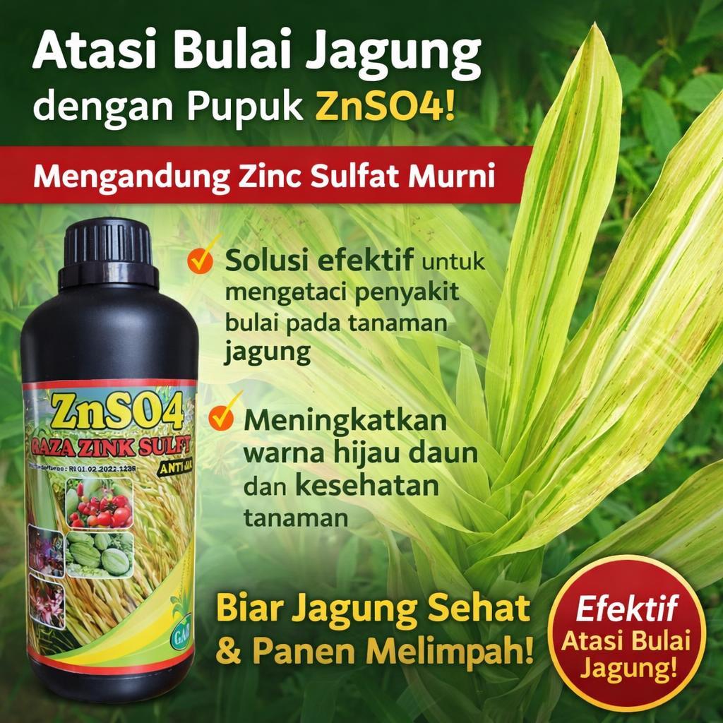 Pupuk Cair Jagung Anti Bulai 500ml Obat Daun Kuning Putih Nutrisi Lengkap Booster Percepat Pertumbuh