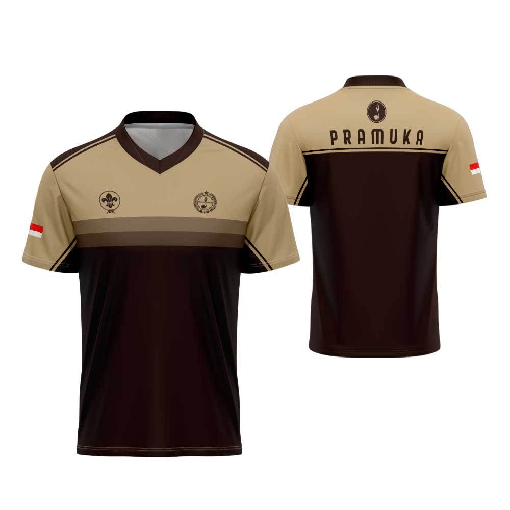 Jersey Pramuka | Baju Guru Pramuka | Kaos Baju Jersey Pramuka Pembina Fullprint