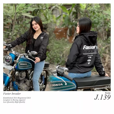 Jaket windbreaker faster invader