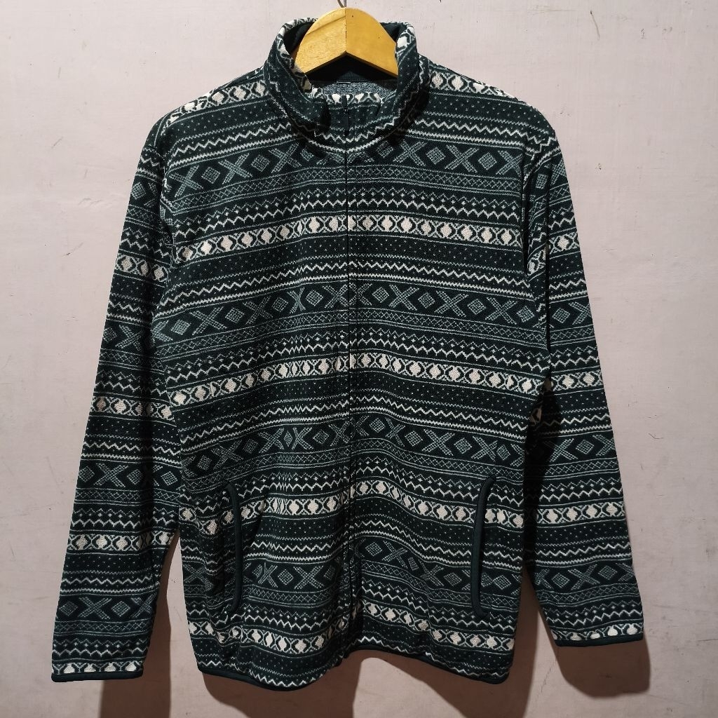 Jaket fleece uniqlo second