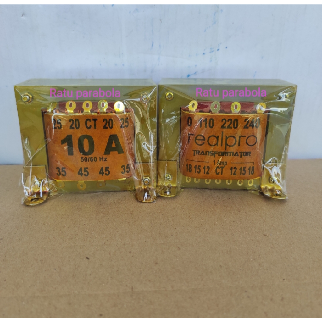 Trafo REALPRO 10A CT 45 trafo 10 amper ct 45