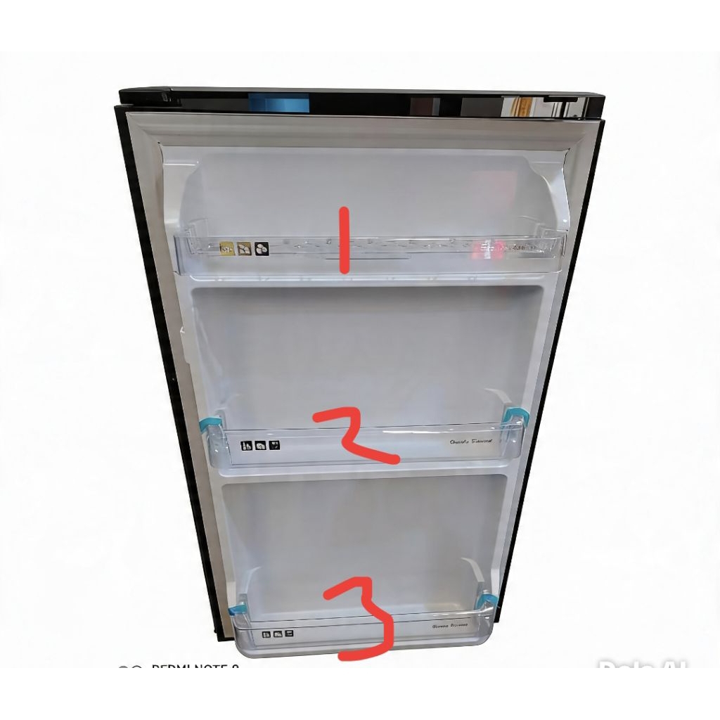 Rak Botol Rak pintu Kulkas Polytron 1 pintu