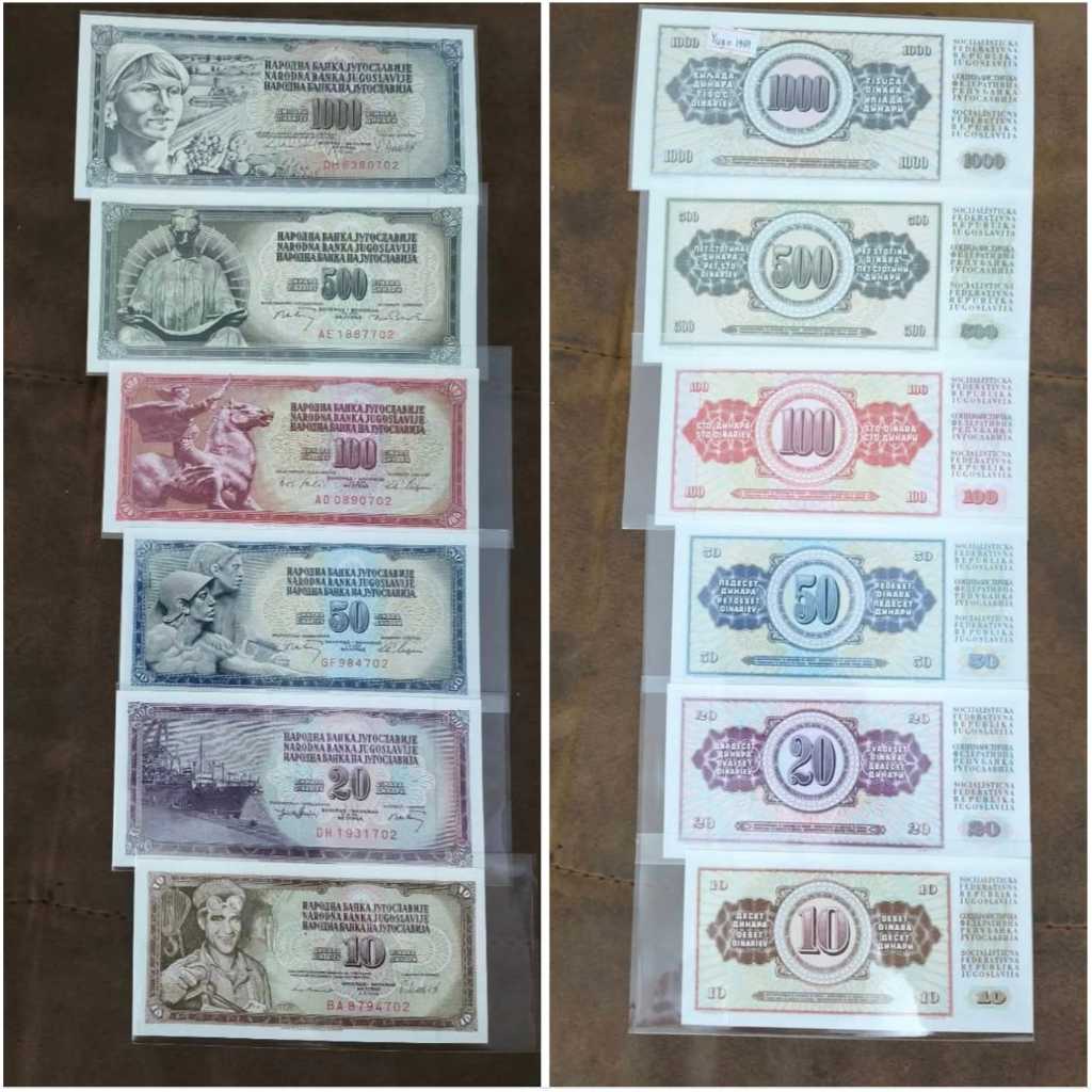 Set 6 Yugoslavia 1981 UNC-Original-Gress