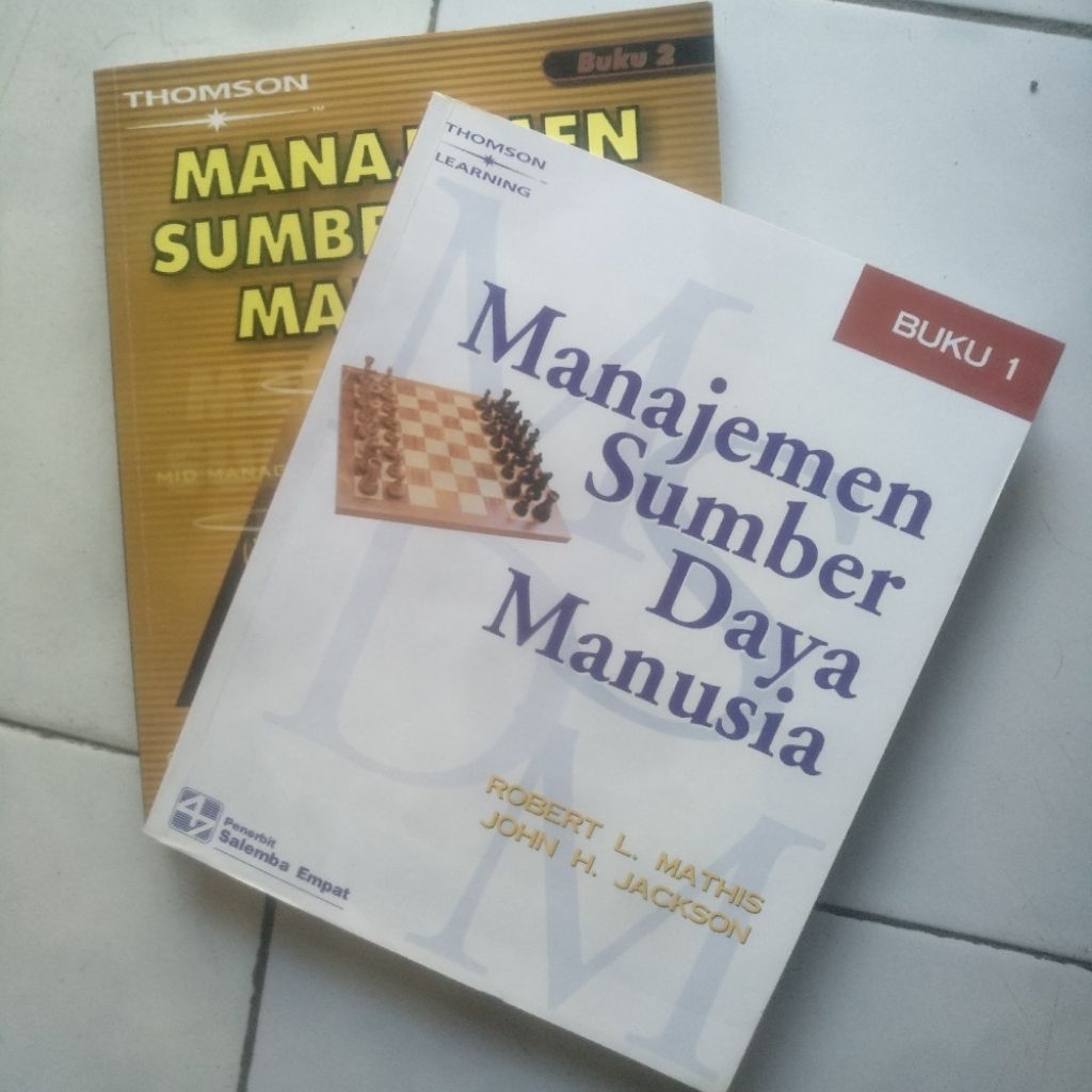( ORIGINAL LENGKAP 2 BUKU ) BUKU MANAJEMEN SUMBER DAYA MANUSIA BUKU 1 DAN 2 - ROBERT L. MATHIS JOHN 