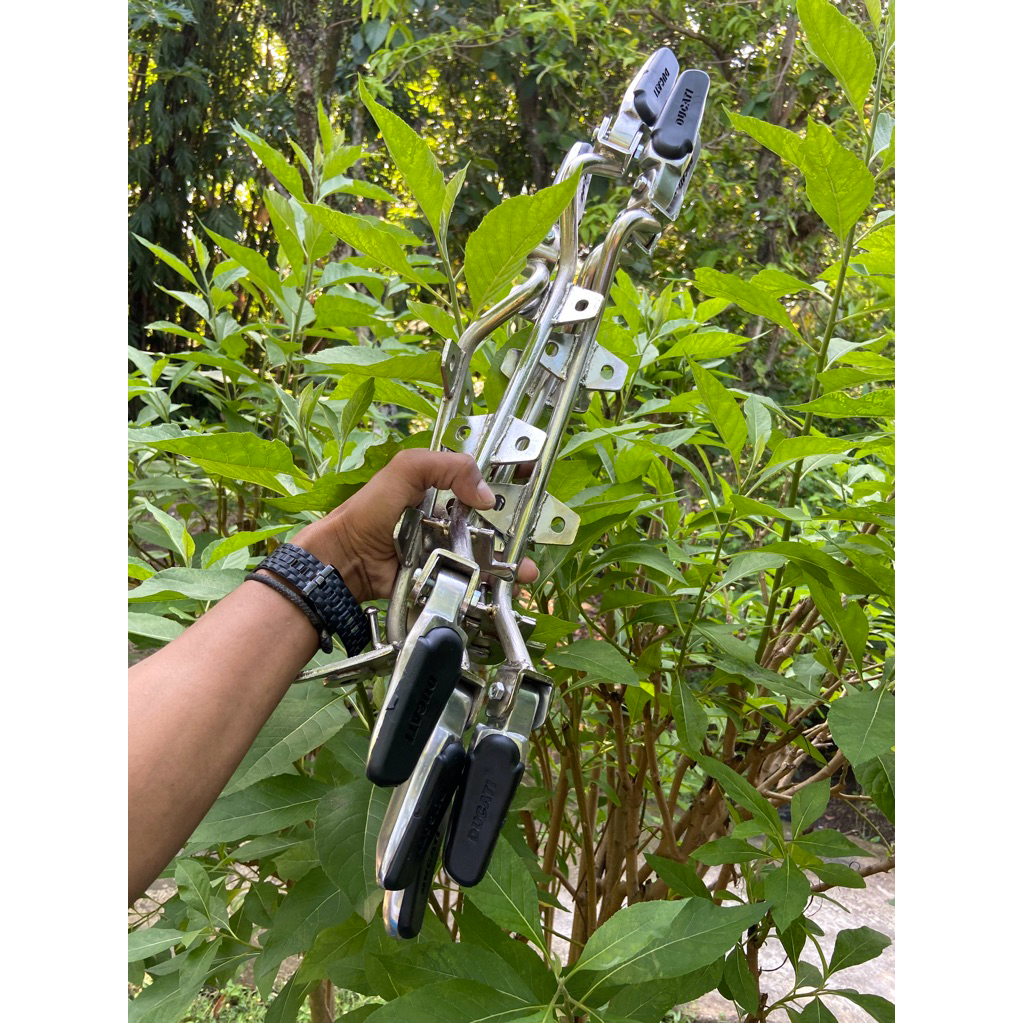 Postep footstep mp mono pijakan kaki mp mono mesin Cb gl megappro tiger set karet