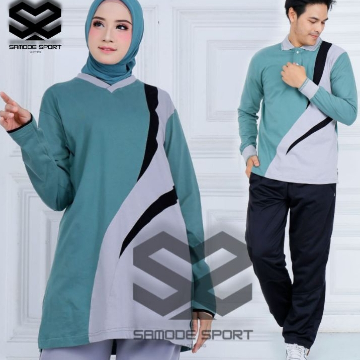 NEWSetelan Couple Terbaru Olahraga / Setelan Senam Baju Olahraga Terbaru