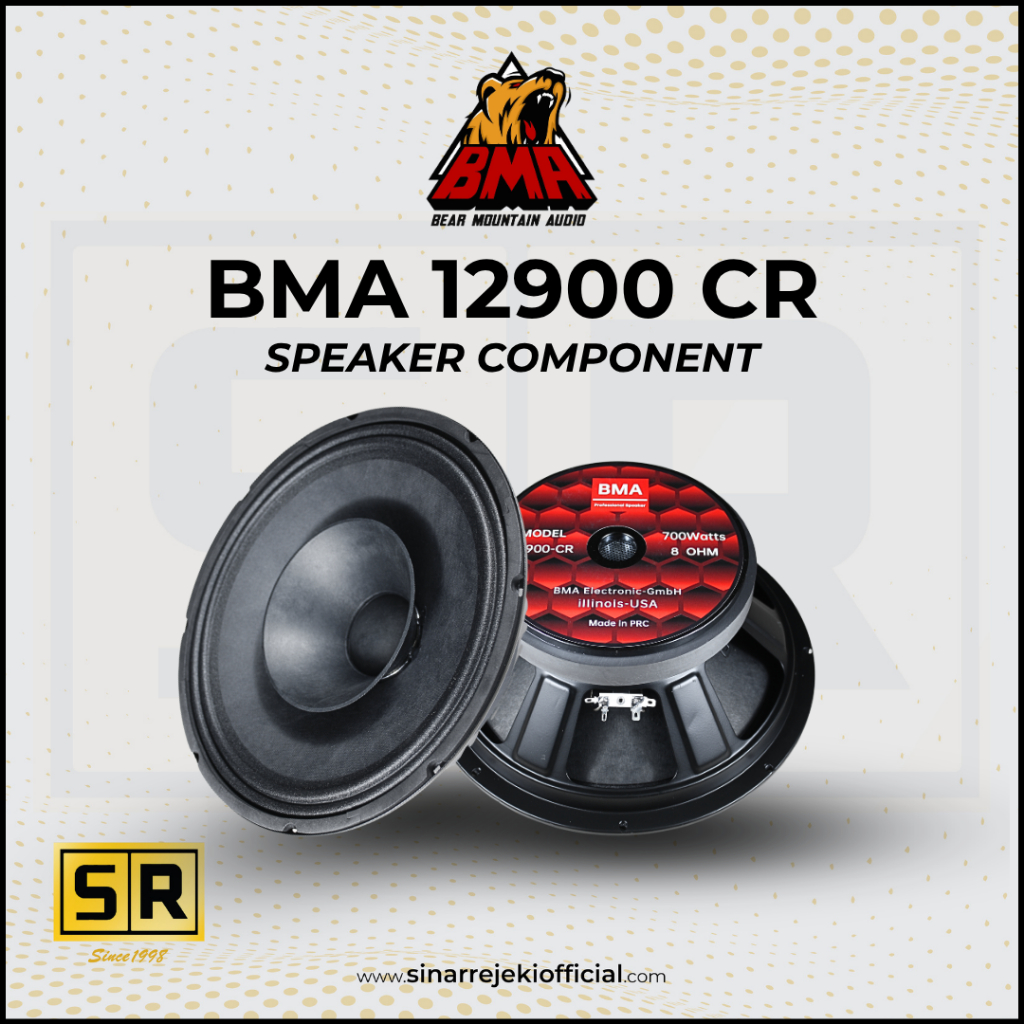 Speaker Component BMA 12900 CR 12 Inch / Speker komponen BMA Inci
