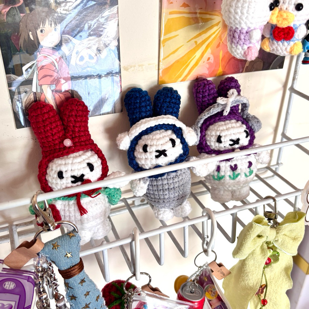 Elforia Miffy Crochet / Miffy Amigurami / Rajutan Miffy / Gantungan Miffy