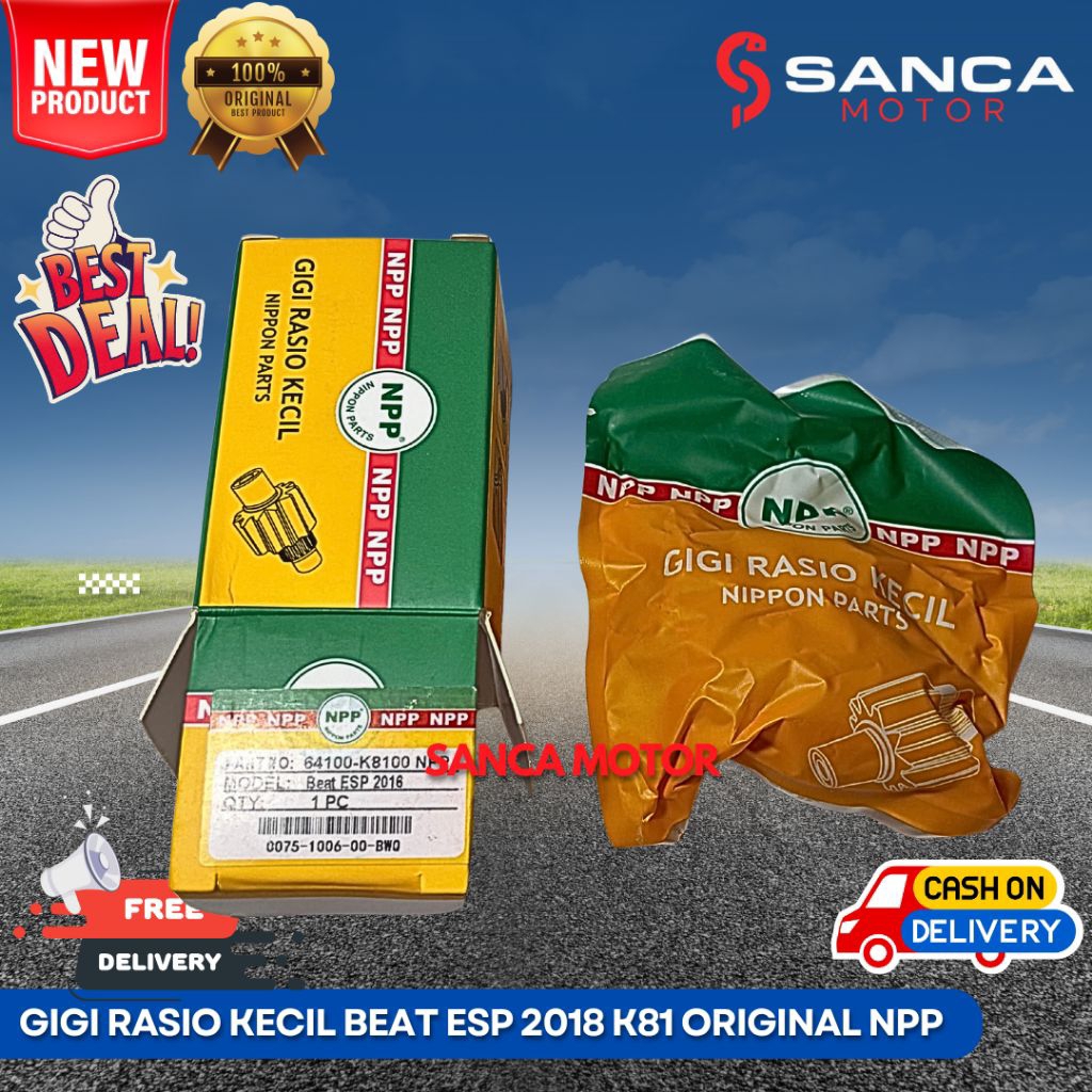 GIGI RASIO KECIL BEAT ESP 2016 K81 ORIGINAL NPP