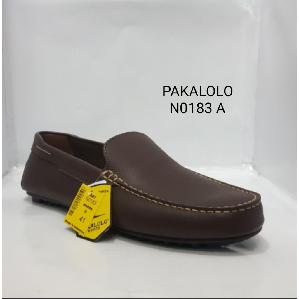sepatu pria, sepatu cowok,  sepatu casual / formal bahan kulit asli   PAKALOLO