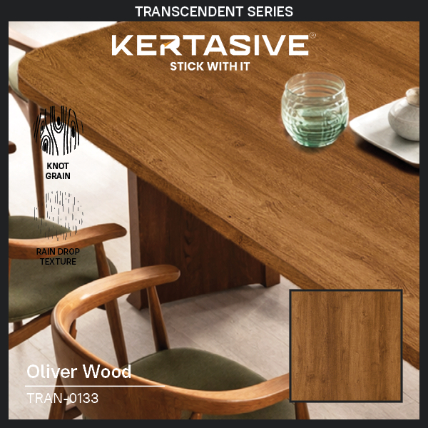 KERTASIVE PVC Interior Film - TRANSCENDENT OLIVER WOOD