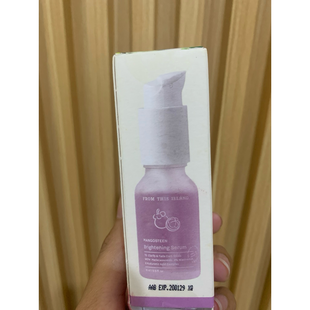 serum mangosteen from this island