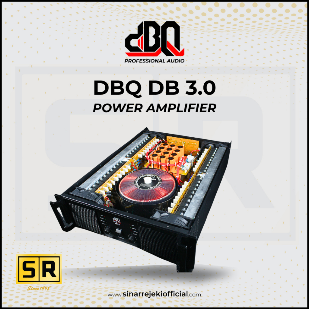 Power Amplifier DBQ dB 3.0 2 Channel Class / Kelas GB
