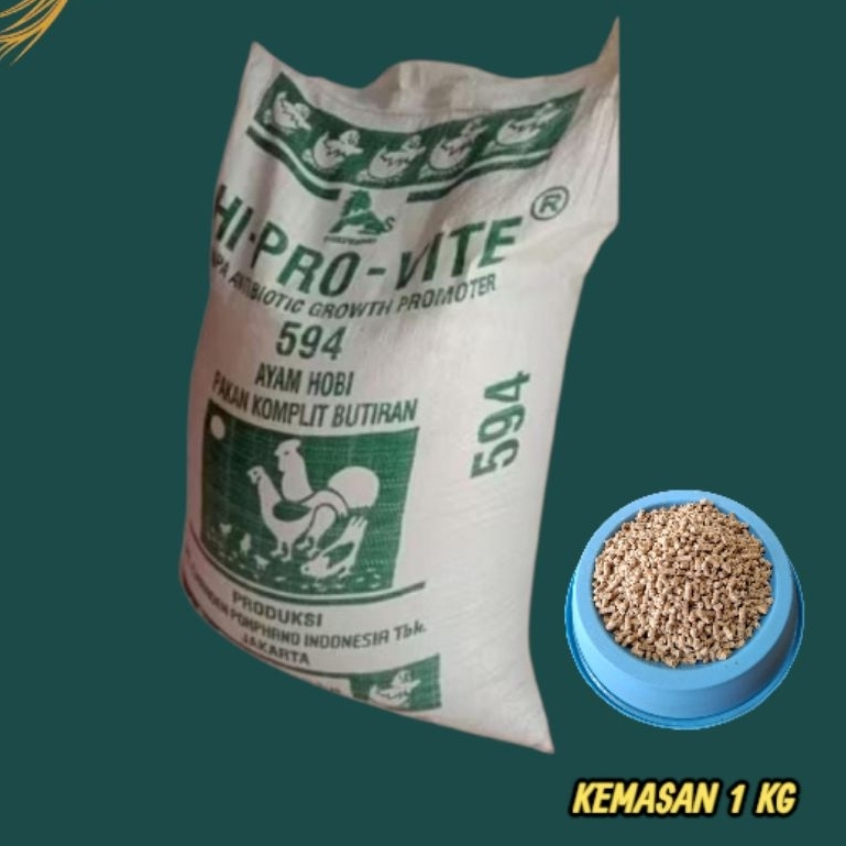 Pakan Ayam 594 HI PRO VITE / Pur Ayam 594 PAKAN AYAM BANGKOK 1KG