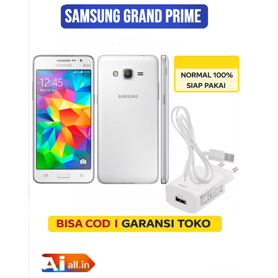 Samsung Galaxy Grand Prime Ponsel Second / Bekas Bisa Langsung Digunkan