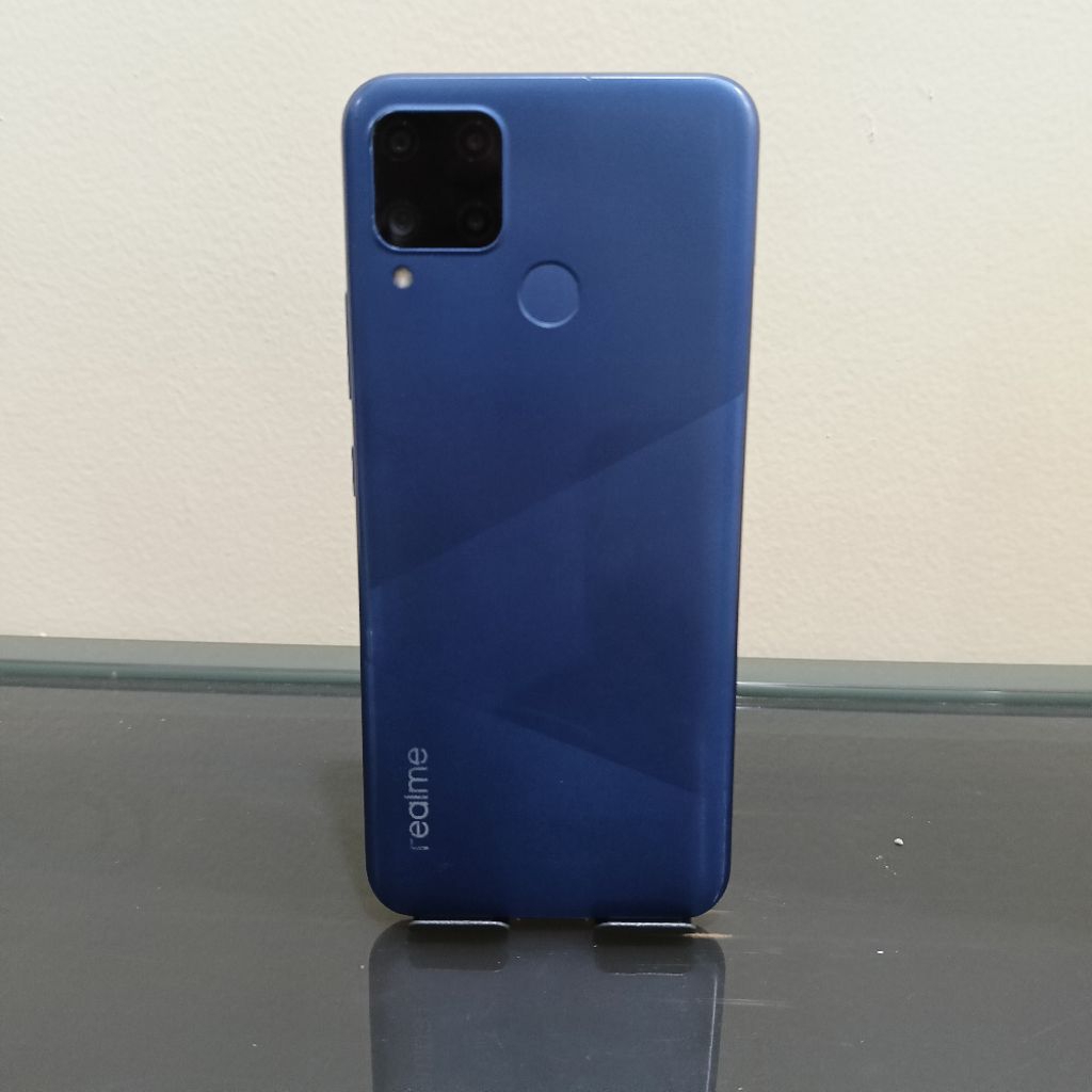 Handphone Realme C15 SnapDragon Ram 4 64 GB (Batangan Tanpa Charger)