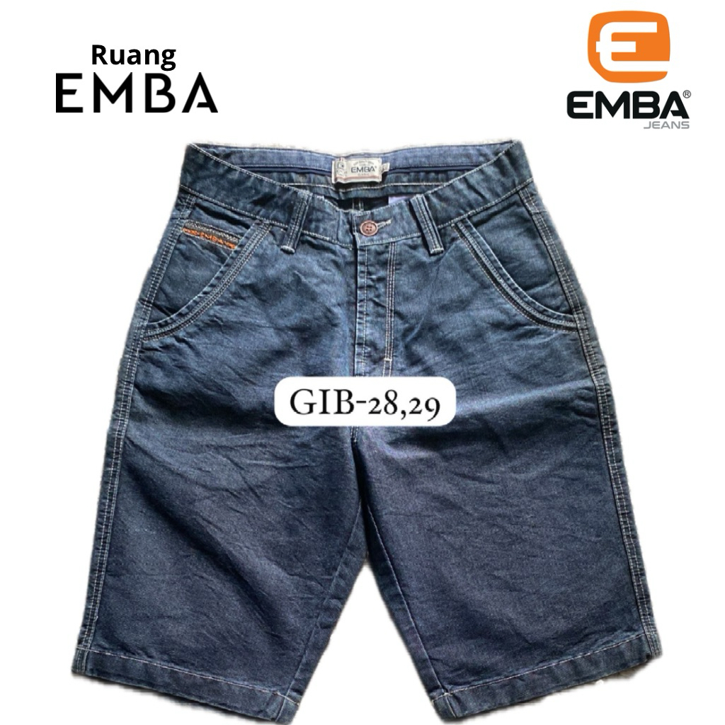 EMBA - Celana Pendek EMBA Classic Size 28 & 29 - DEFECT GUDANG