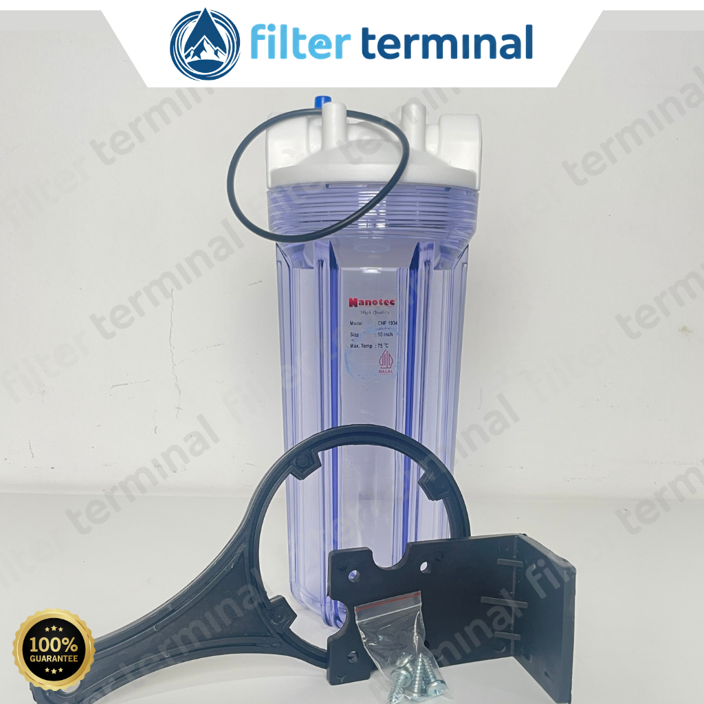 Housing Clear 10" - Nanotec / Housing Filter Air 10 Inch Clear - Nanotec / Housing Clear 10 inch - N