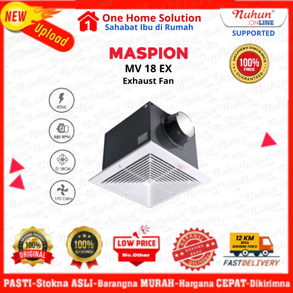 Maspion Exhaust Fan 18 EX 8 Inch