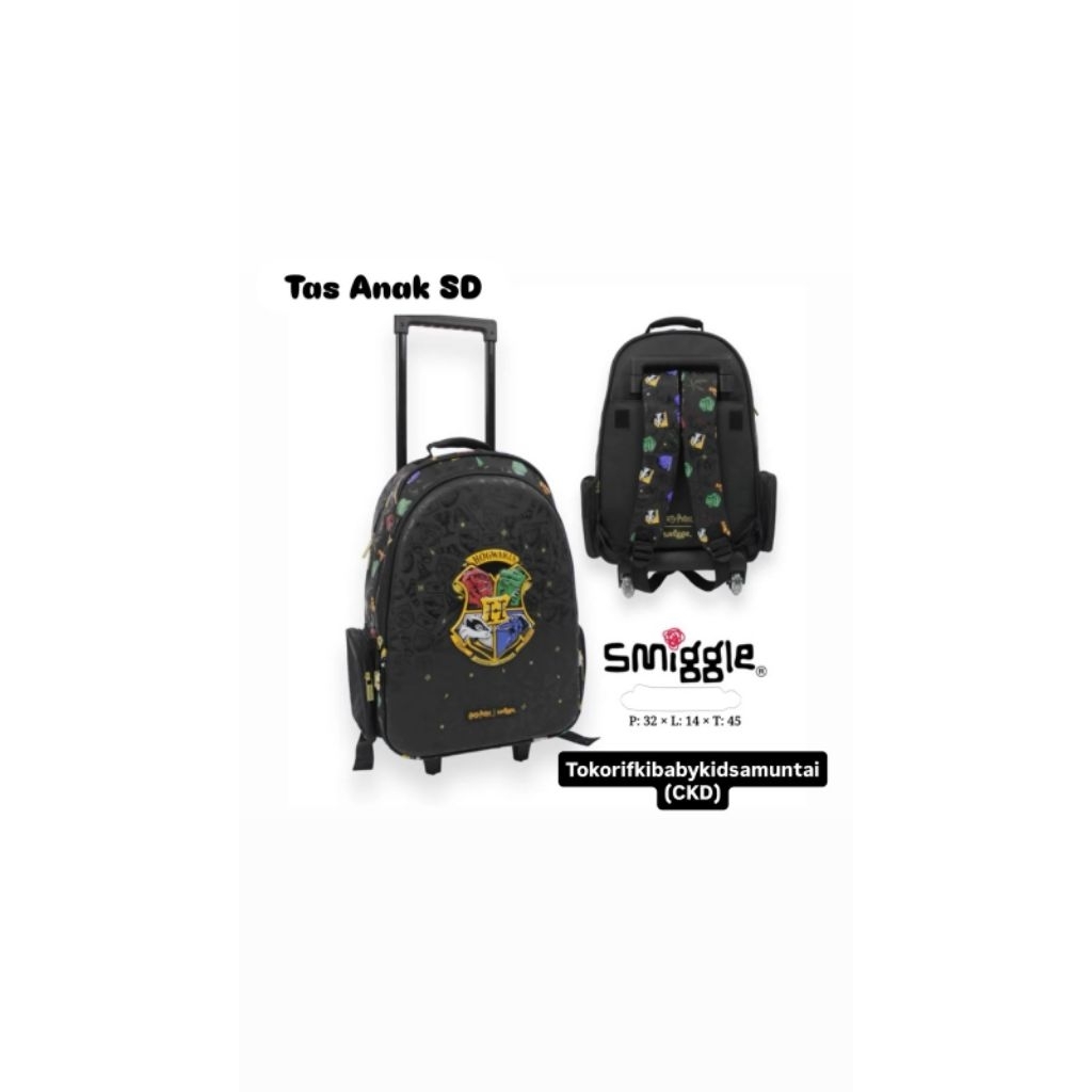 Smiggle Tas Anak Sekolah /Tas Sekolah Anak Cowok/Tas Koper