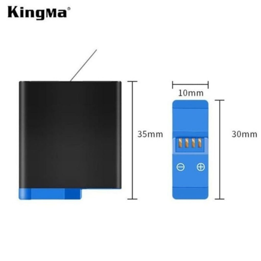 Baterai Gopro Hero 5 Gopro Hero 6 Gopro Hero 7 Gopro Hero 8 Kingma Original