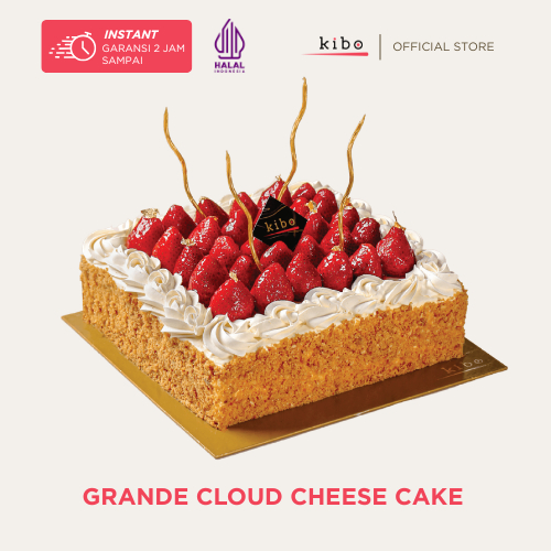 KIBO Grande Cloud Cheese Cake - Kue Ulang Tahun