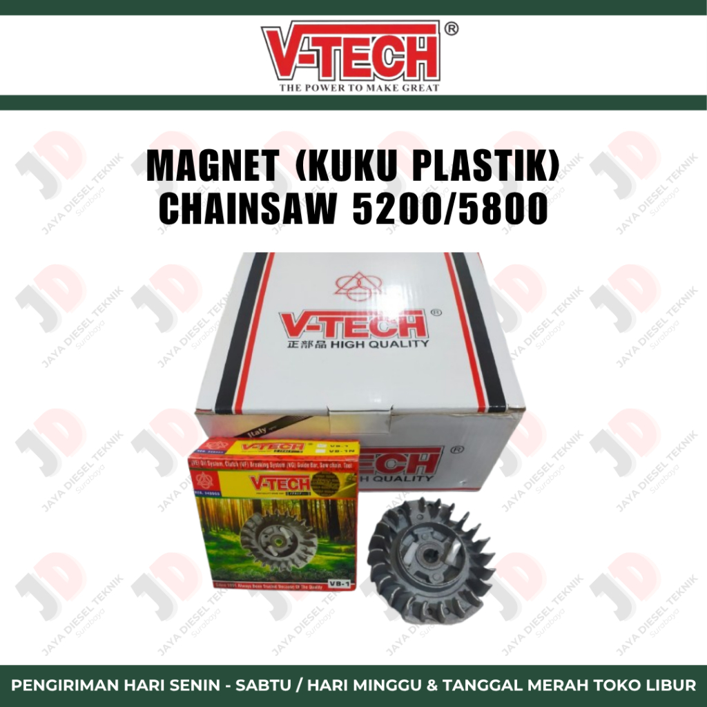 Magnet Chainsaw 5200/5800 Original Merek V-Tech
