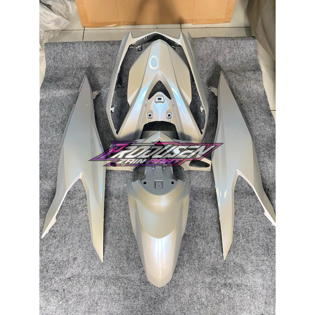 body beat deluxe silver lembayung biru