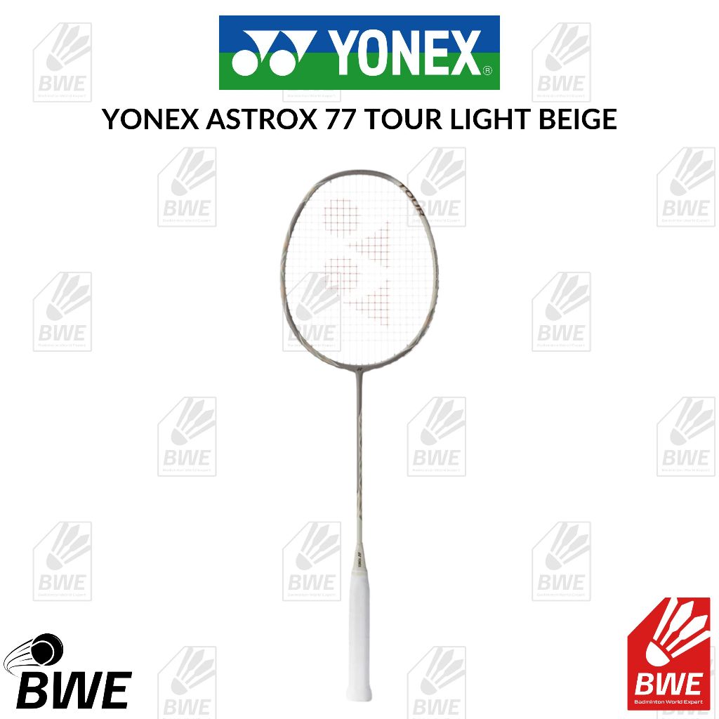 New Color YONEX ASTROX 77 TOUR LIGHT BEIGE- RAKET BADMINTON ORIGINAL 100%