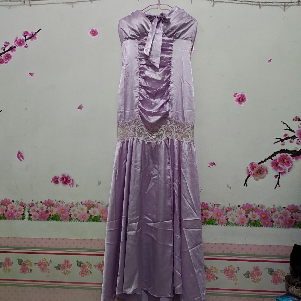 Dress Tali leher Lilac