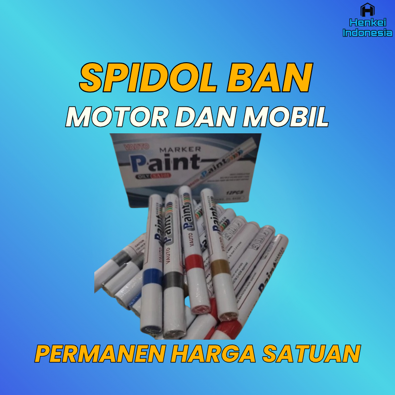 Spidol Ban Motor - Sepidol Ban Mobil - Warna Putih - Harga Satuan