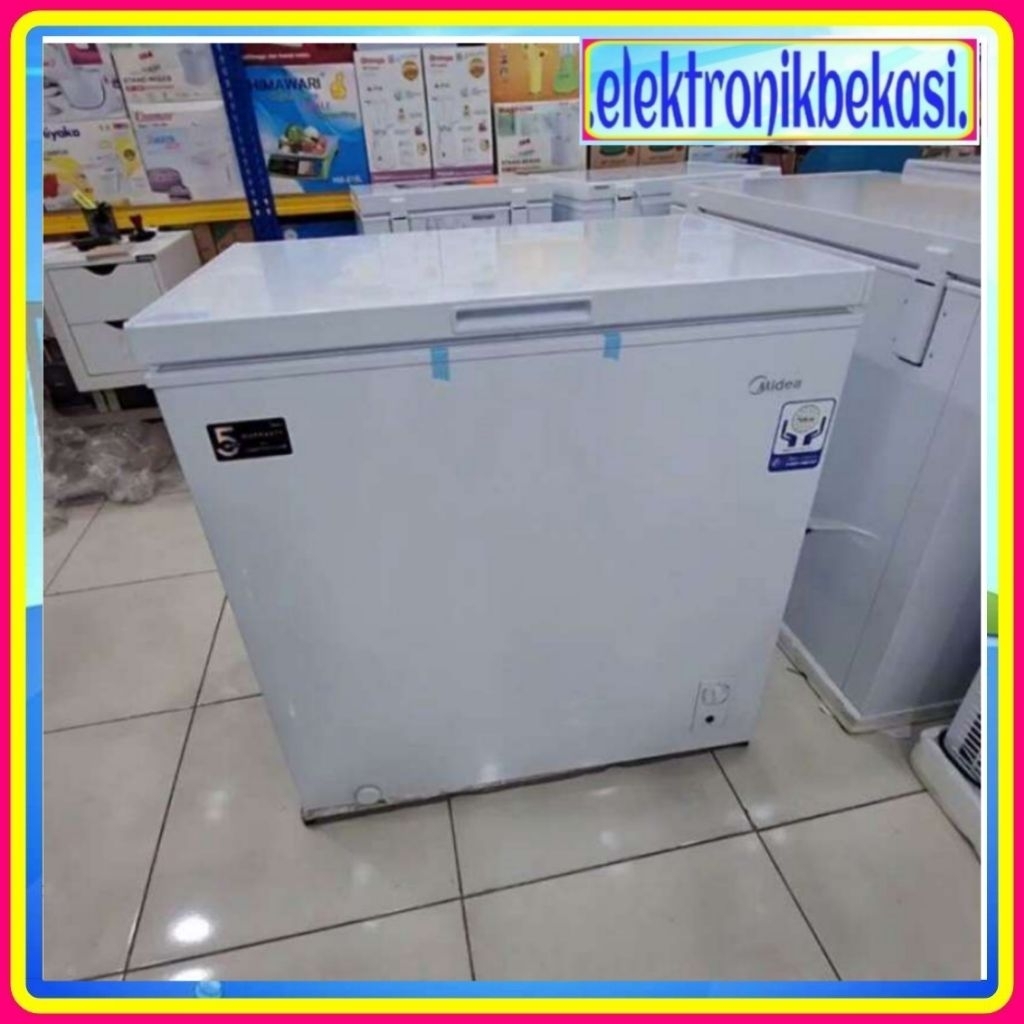CHEST FREEZER MIDEA HS 258 CK / BOX FREEZER MIDEA 200 LITER HS 258CK / MIDEA HS258CK