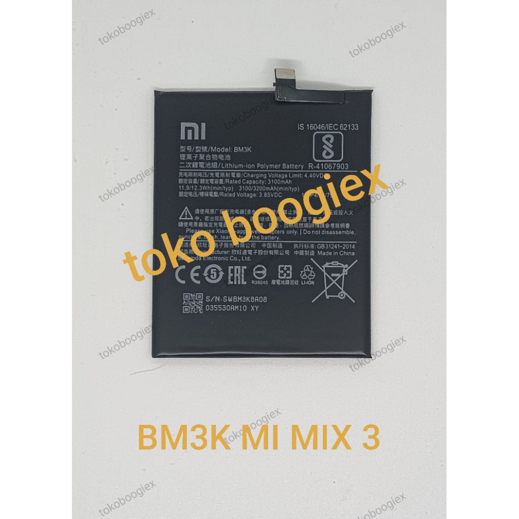BATTERY BATERAI XIAOMI BM3K for MI MIX 3