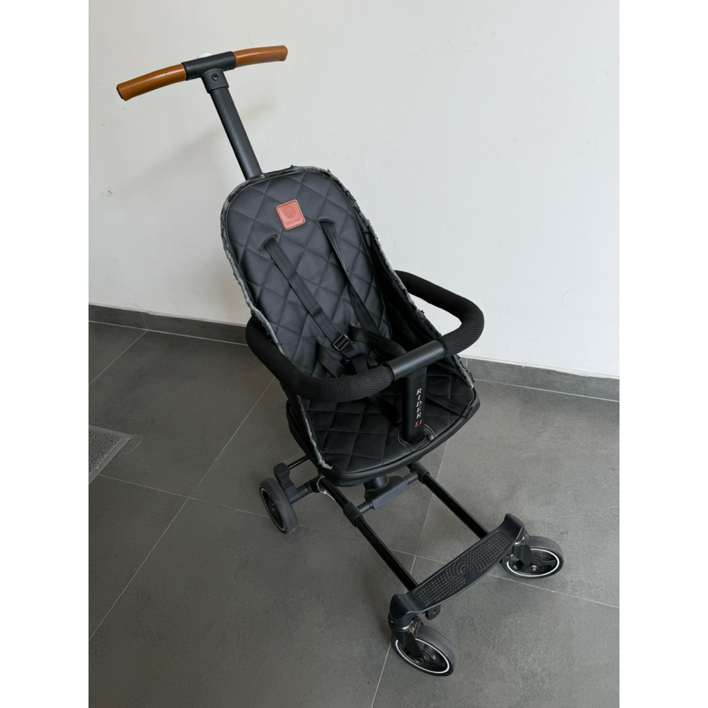 Stroller Babyelle S 1689 LT Rider Convertible Leather Edition - Preloved