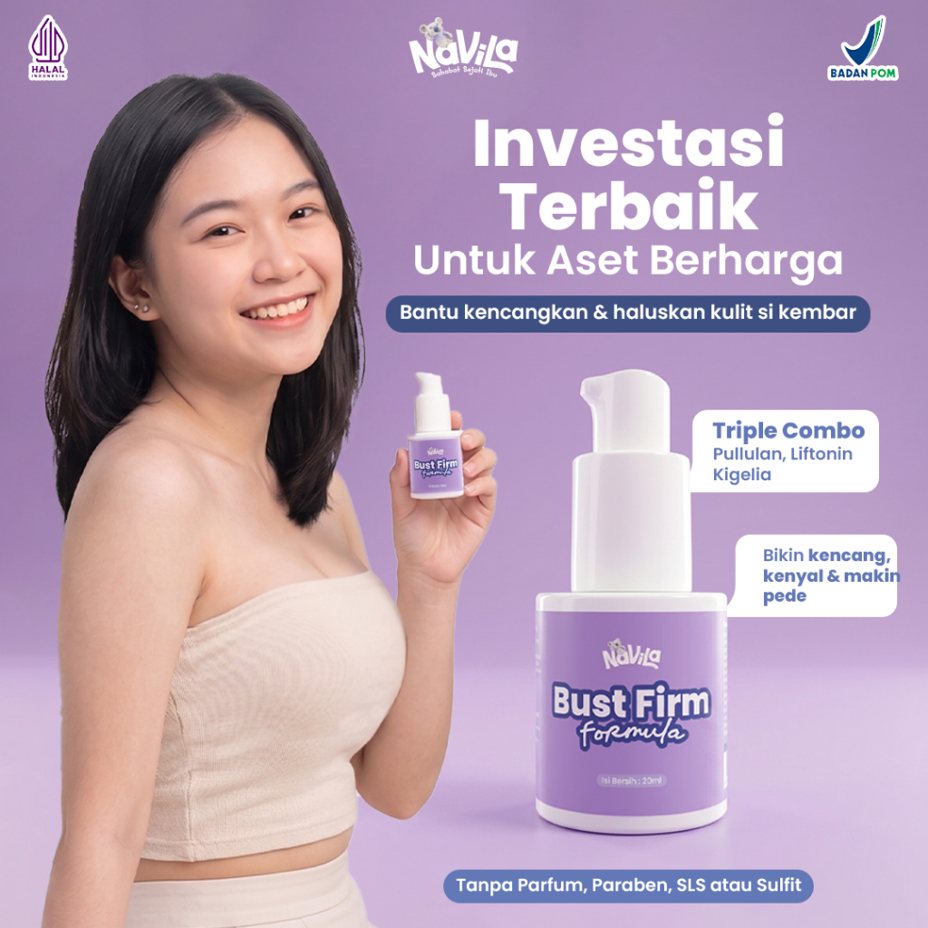 (PRIVASI) Serum Pengencang Payudara BPOM Untuk Payudarah Kendur Bust Firming Serum Lebih Kencang & L