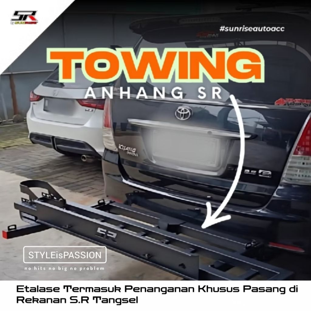Tow Hitch Carrier Towing Bumper Anhang Xpander Innova Fortuner Rush Terios All New - Towing Angkut M