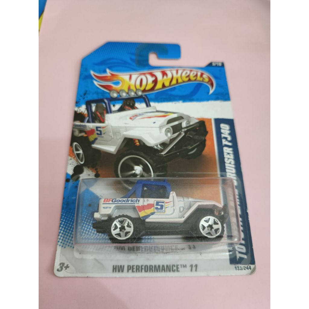 HOTWHEELS TOYOTA LAND CRUISER FJ40 WHITE