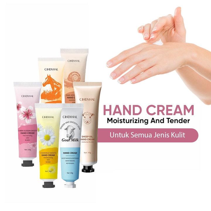 CINDYNAL SHEEP OIL HAND CREAM 30g – Krim Tangan Sheep Oil Melembapkan Kulit Kering & Kasar