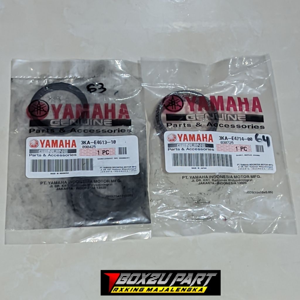 Paking Knalpot Atas Bawah Asbes Knalpot Set RX-King Original YGP