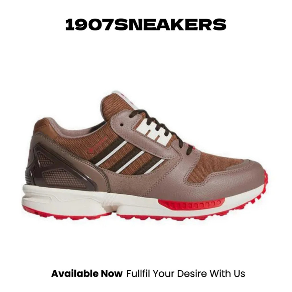 Sepatu Golf Unisex Adidas Og Zx 8000 Gtx - Trace Brown/Preloved Brown/Chalk White ADFJP5258