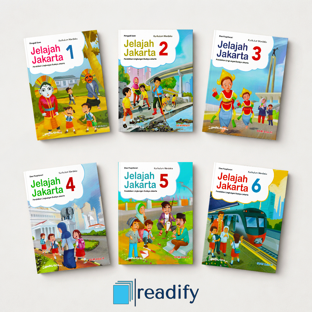 Jelajah Jakarta (PLBJ) Kelas 1 2 3 4 5 6 SD/MI Yudhistira Kurikulum Merdeka Revisi Terbaru