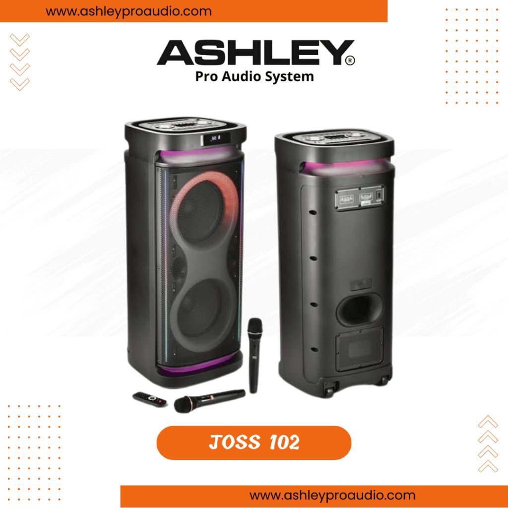 Speaker Portable Party Box Ashley Joss102 (INSTAN CHAT ADMIN)