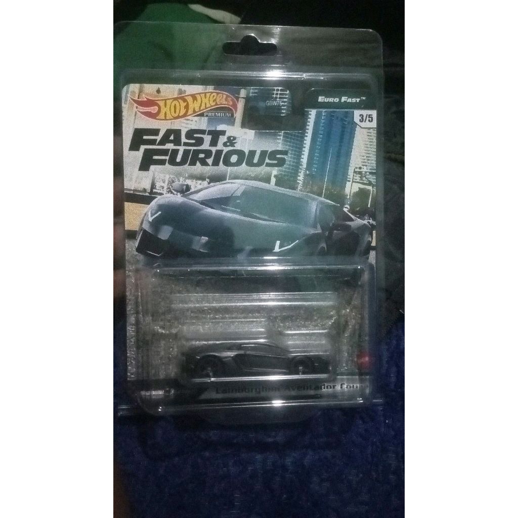 hot Wheels Premium fast and furious euro fast Lamborghini FREE PROTECTOR