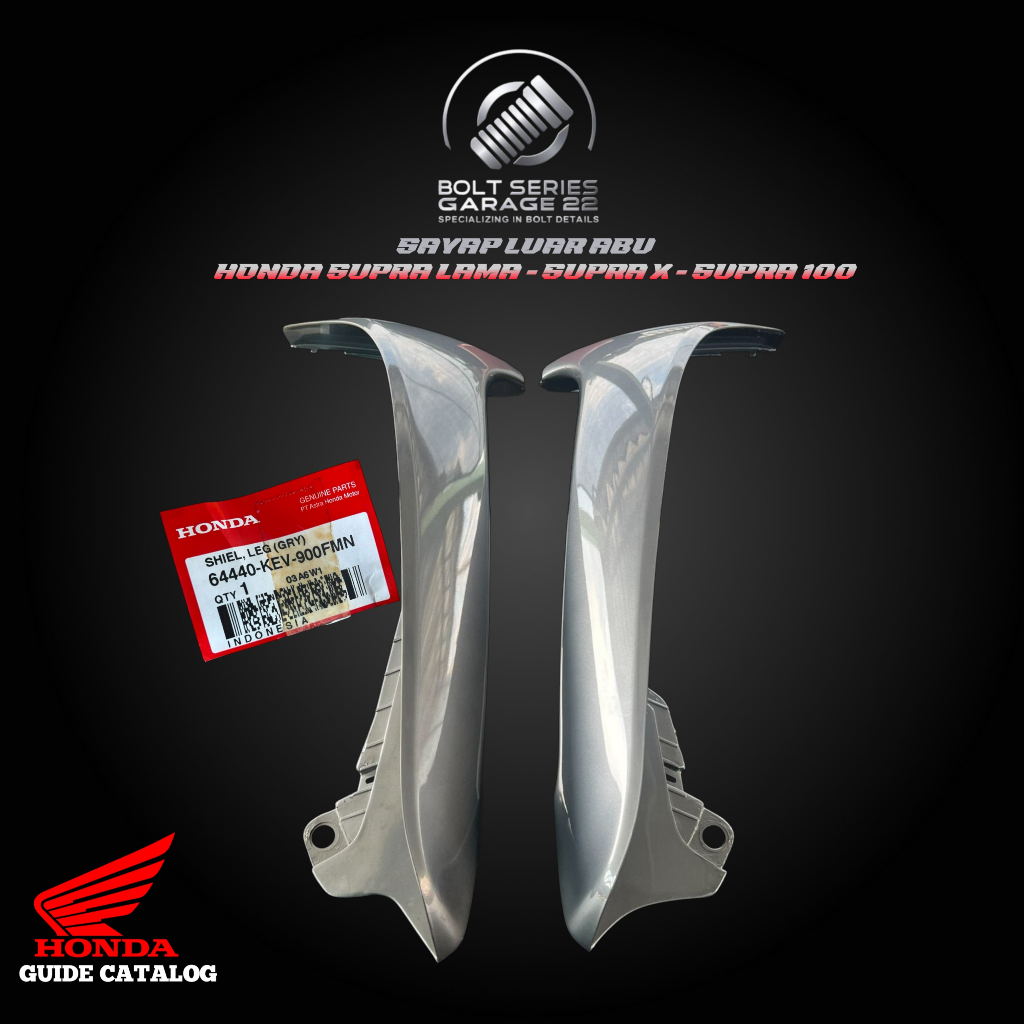 Sayap Luar Supra Lama Supra X Supra 100 Silver Abu Abu - Kiri Kanan Berkualitas