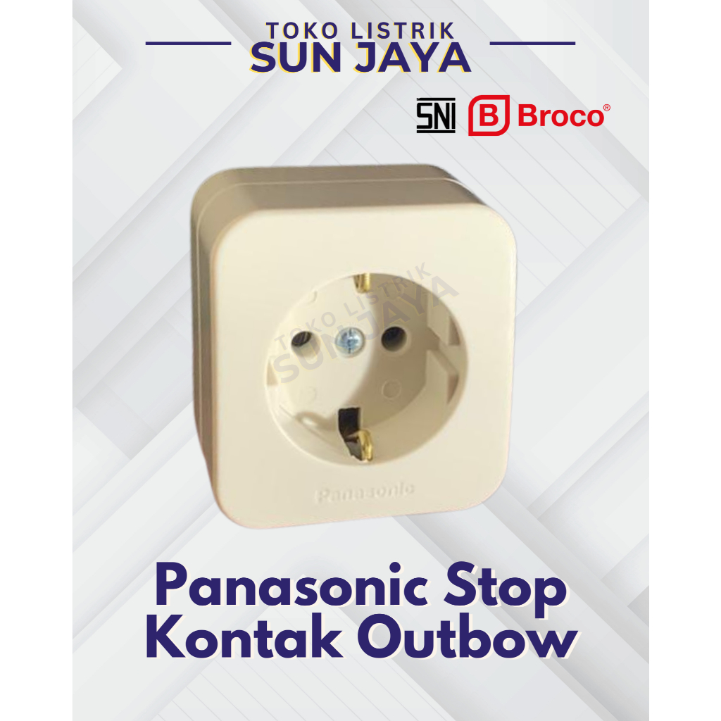 PANASONIC STOP KONTAK OUTBOW / STOP KONTAK TEMPEL PANASONIC WKJ 113